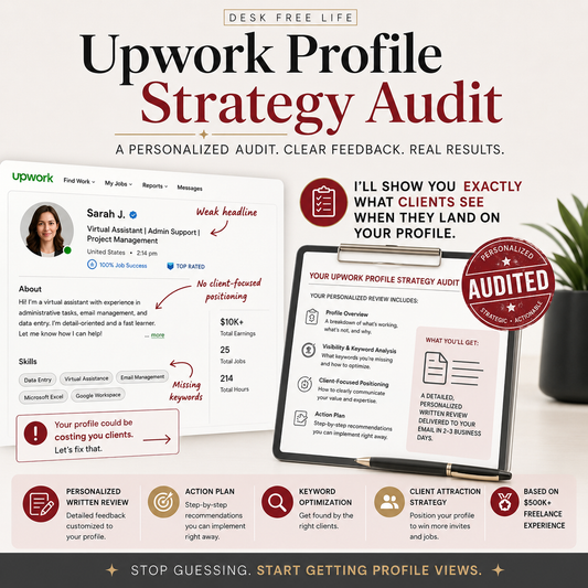 The Upwork Profile & Strategy Audit