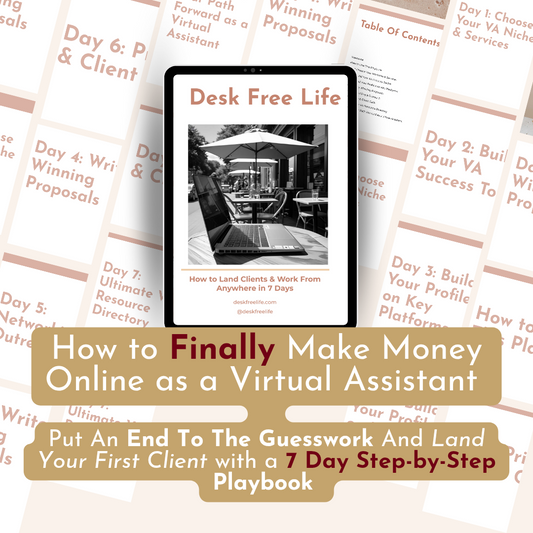 The 7-Day Virtual Assistant Launchpad: Your Step-by-Step Playbook to Landing Your First Client.